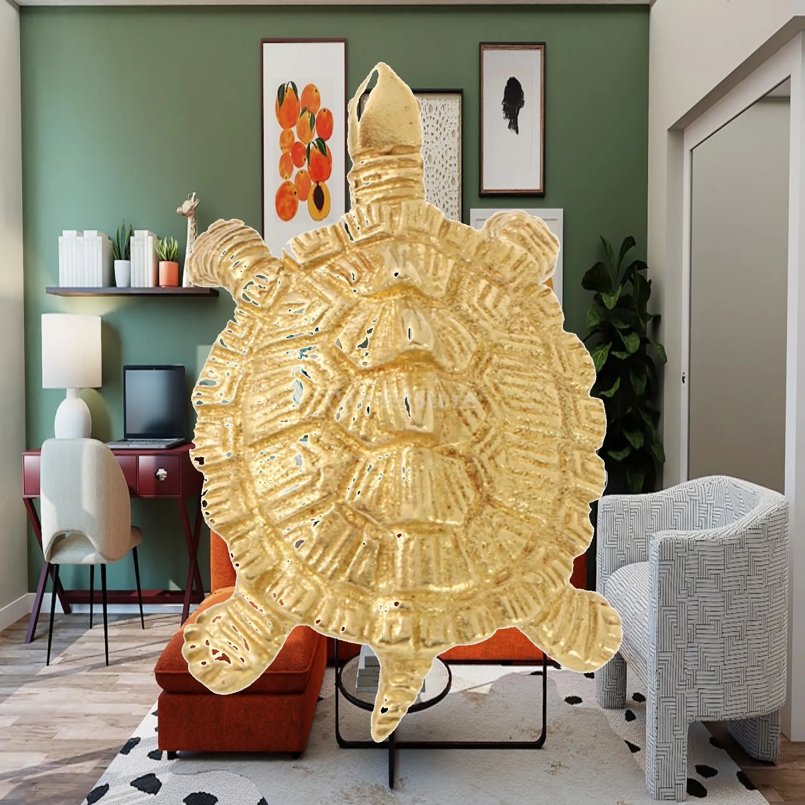 Turtle Figure Drawer Handle Cabinet Handle Easy to Install Metal Door Handle