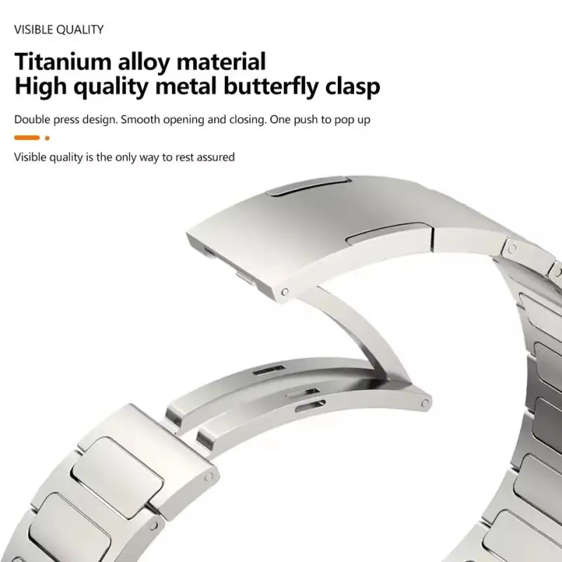 22 مللي متر حزام معدني من التيتانيوم لهواوي ساعة GT5 برو 4 3 2 2E استبدال سوار معصمه لهواوي GT4 3 2 46 مللي متر كوريا حزام