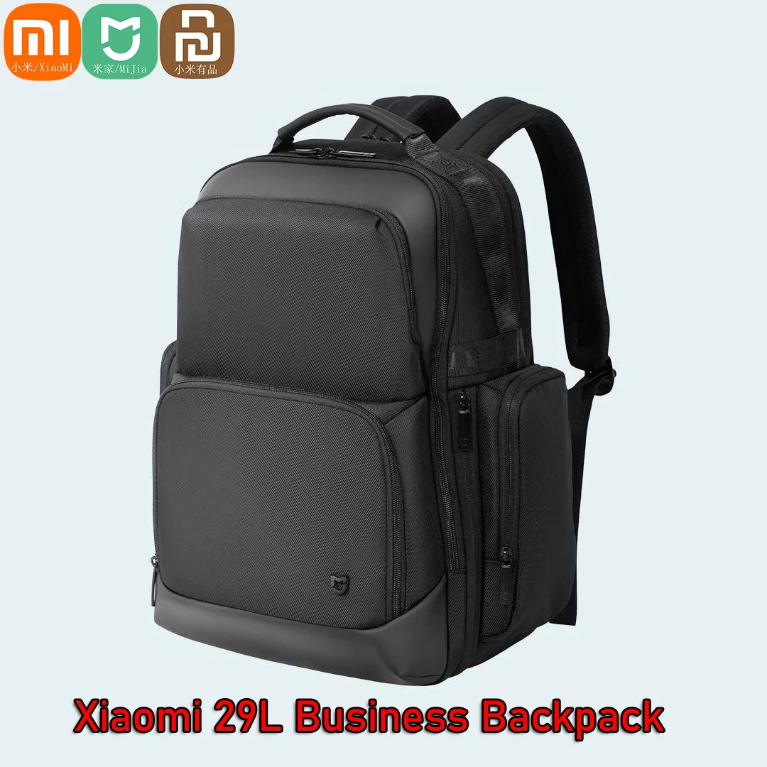 Xiaomi Mijia 29L Business Large capacity Backpack Trave Life Style Polyester Bags For School Business Travel Mi 15.6 Inches Bag