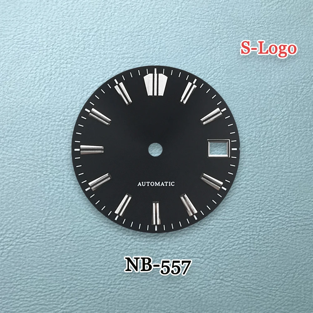 28.5mm S Logo Golden Sunray NH35 Dial Fit NH36/4R/7S Movement  High Quality Watch Modification Accessories Repair tools