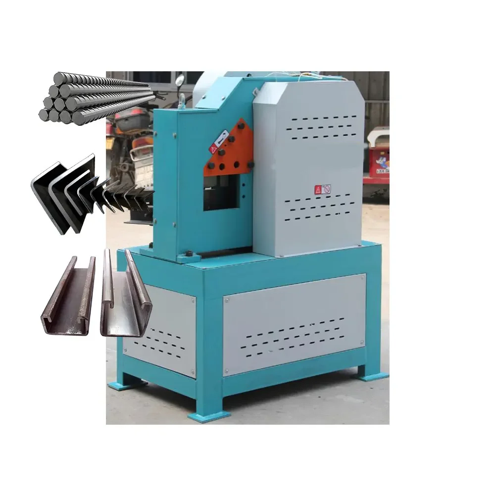 Multifunctional Metal Steel Cutting Machine Channel Steel Cutting Equipment Rebar, Round Steel, Angle Iron Cutting Machine