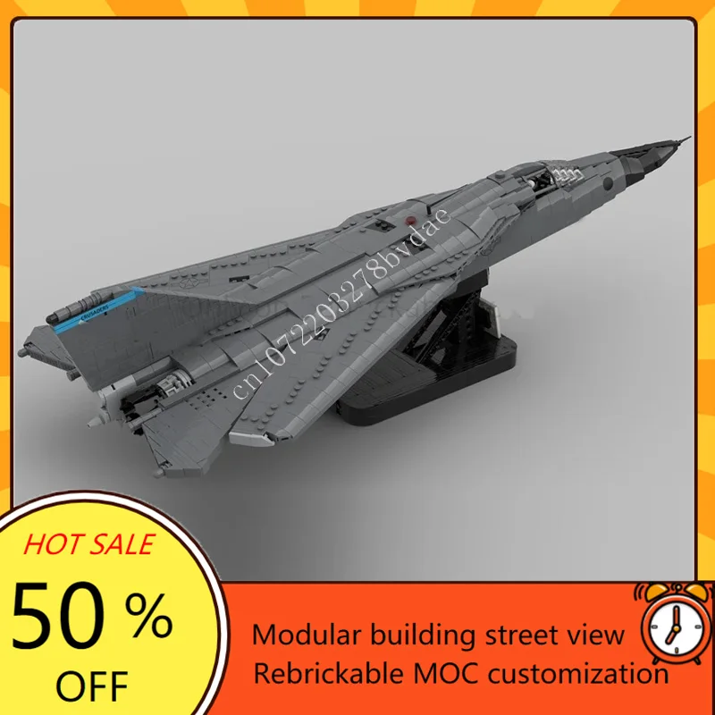 2219PCS MOC 사용자 정의 퍼즐 1:35 스케일 F-111F Aardvark 모델 DIY 조립 항공기 교육 어린이 생일 장난감 크리스마스 선물