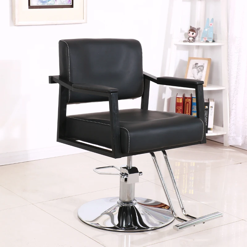 

Swivel Cosmetic Stool Professional Backrest Luxury Barber Chair Salon Pedicure Leather Sillon Pedicura Furniture Beauty LJ50BC