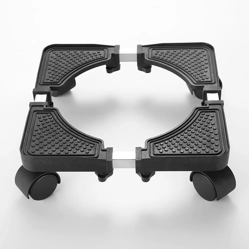 Universal 4 Caster Wheels Movable Base Stand Support Adjustable Height Refrigerator Base Heavy Duty Adjustable Base Home