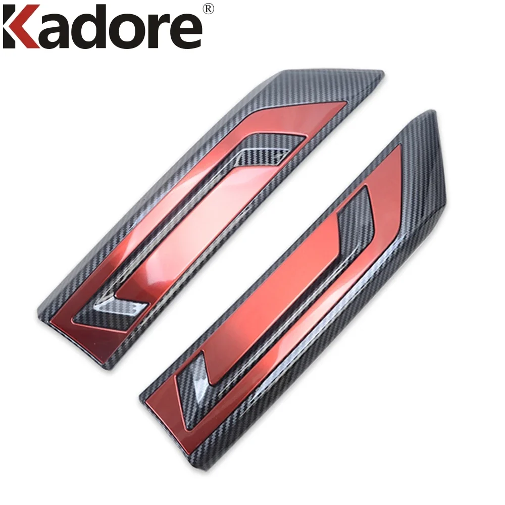 Front Upper Grille Cover Trim For Toyota RAV4 RAV 4 LE XLE 2019 2020 2021 2022 2023 2024 Carbon Car Front Grills Molding Trims