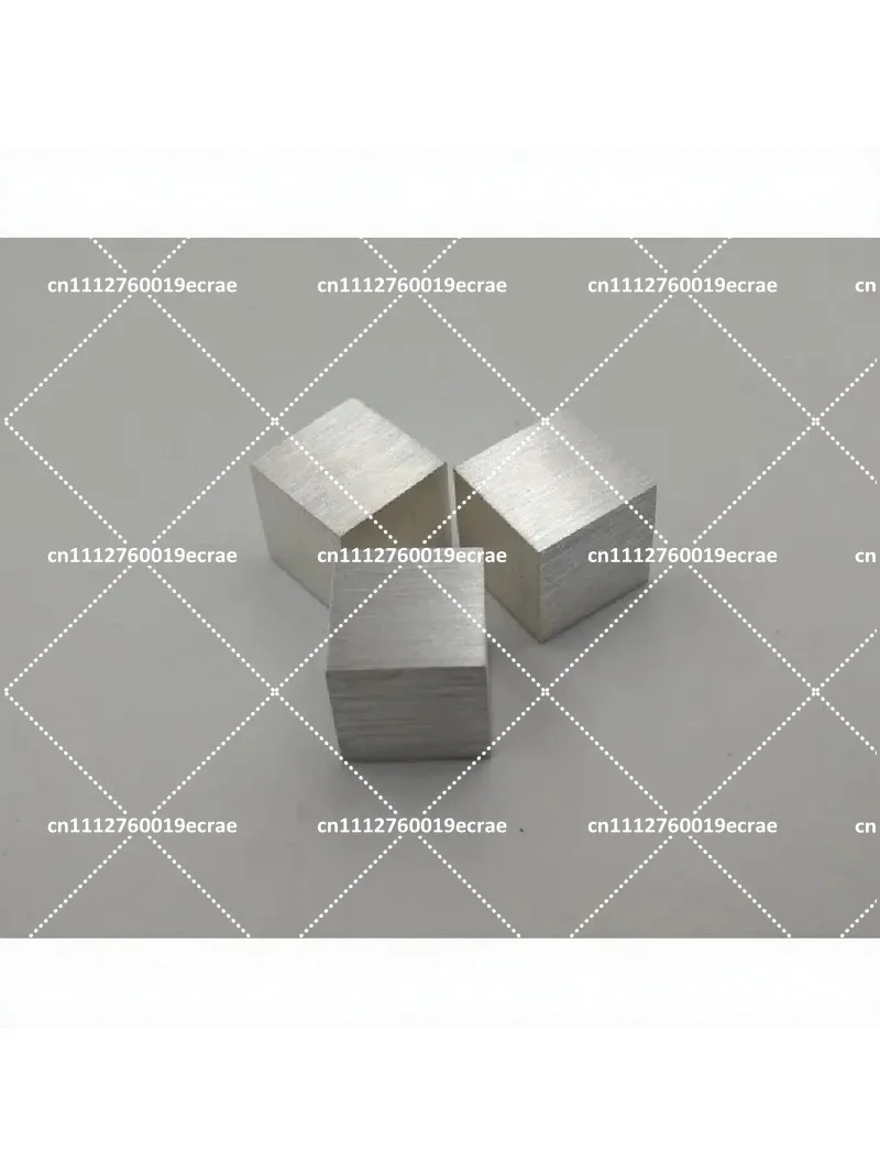 Silver Cube Periodic Element Design High Purity Sterling Silver Collectible Decorative Ornament