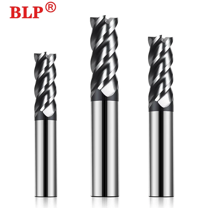 Milling Cutter Hrc55 4 Flute Endmill Alloy Tungsten Steel Cnc Maching Wholesale Top Milling Machine Tools For Steel Woodworking