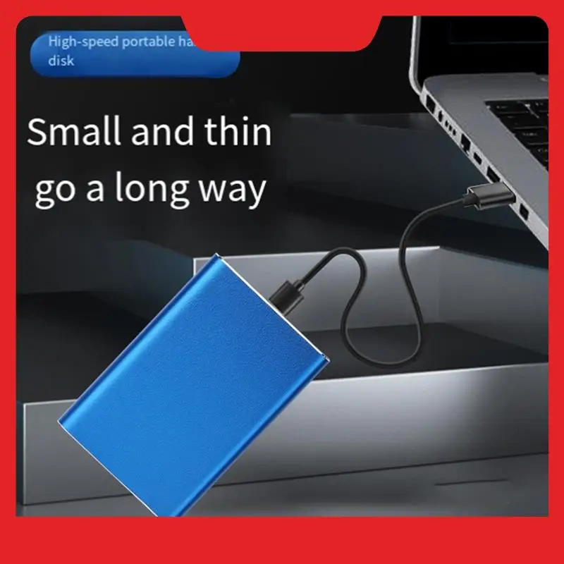 Usb 3.0 External Hard Drive High Speed USB 3.0 1TB Storage Portable Hard Disk For Laptop Desktop PC Silver