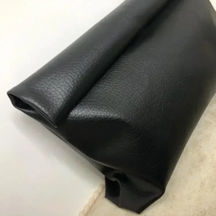 Solid Color Women Clutch Bag Soft Pu Leather Lady Evening Bags Trend Party Girl Envelope Bag Large Capacity Clutches Purse Black