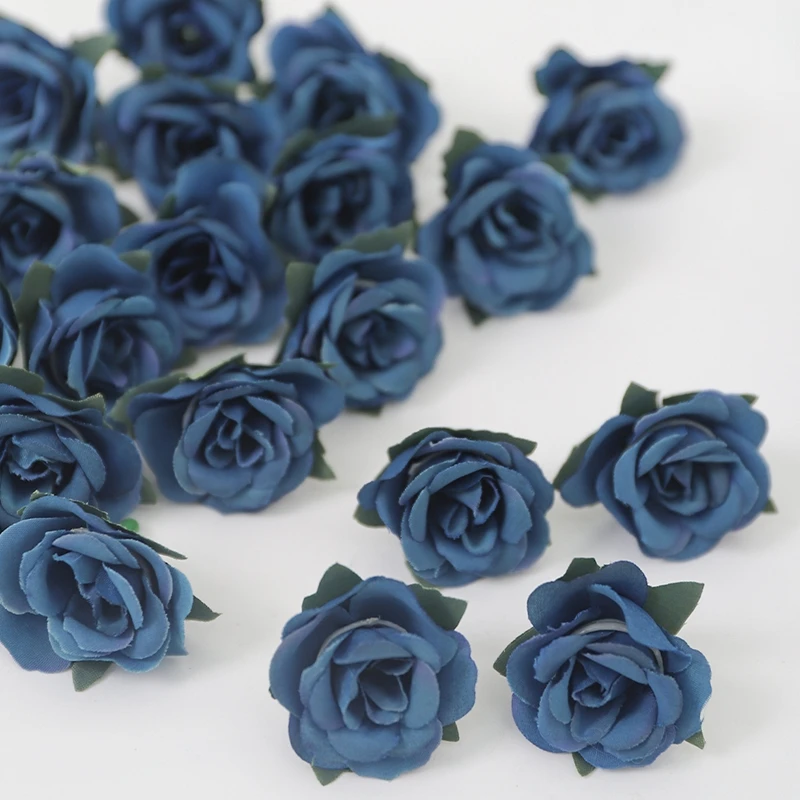 25 Stück 3,5 cm künstliche Rosenblüten aus Seide, Mini-gefälschter Gänseblümchen-Blumenkopf für Zuhause, Zimmer, Hochzeitsdekoration, DIY-Kranzzzubehör – Detail 11