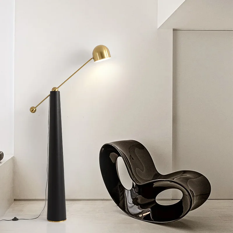

Light luxury Nordic living room sofa floor lamp simple