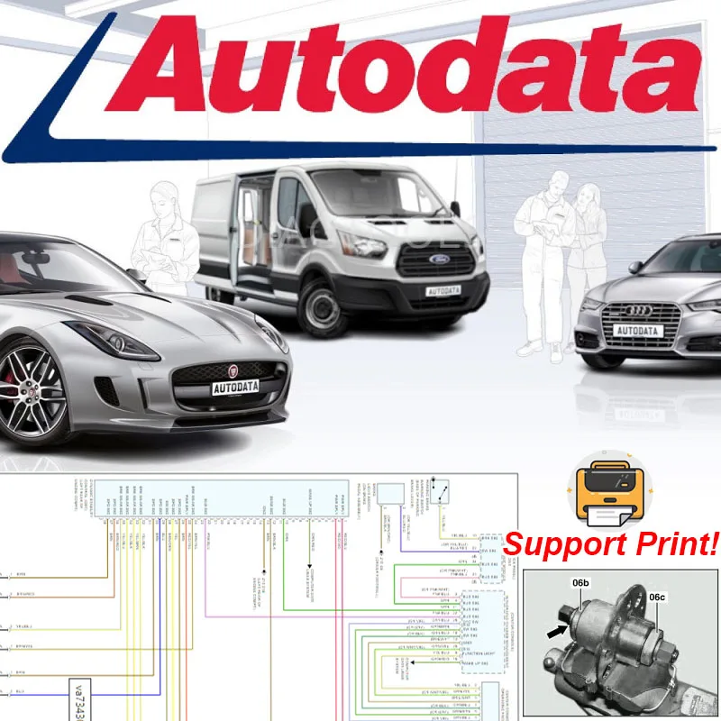 2024 5 IN 1 Alldata Repair USA Europe EU Autodata Identifix Mitchell Update Online Account All Data Auto Data Car Parts Diagrams