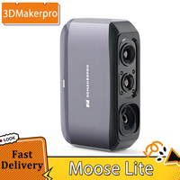 3DMakerpro Moose Lite 3D Scanner, NIR Light Source, 0.05mm Accuracy, 0.10mm Resolution, 24-bit Color Camera, 10fps Frame Rate