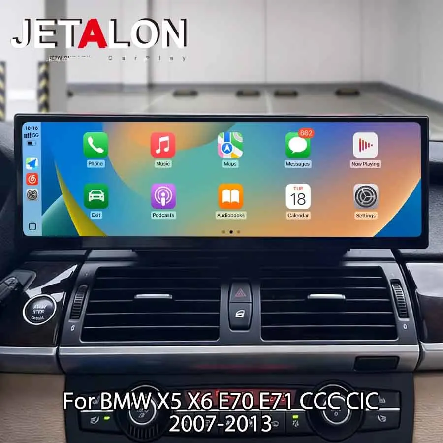 

14.9" Android 15 For BMW X5 X6 E70 E71 CCC CIC 2007-2013 Carplay Autoradio Head Unit Multimedia Player Stereo Car GPS Navigation