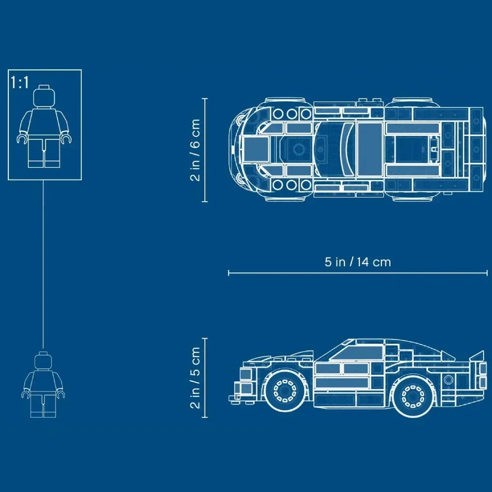 مجموعات مكعبات بناء سيارة سباق Racer 75891 مناسبة لهدايا عيد الميلاد المتوافقة مع جزيئات Legoed