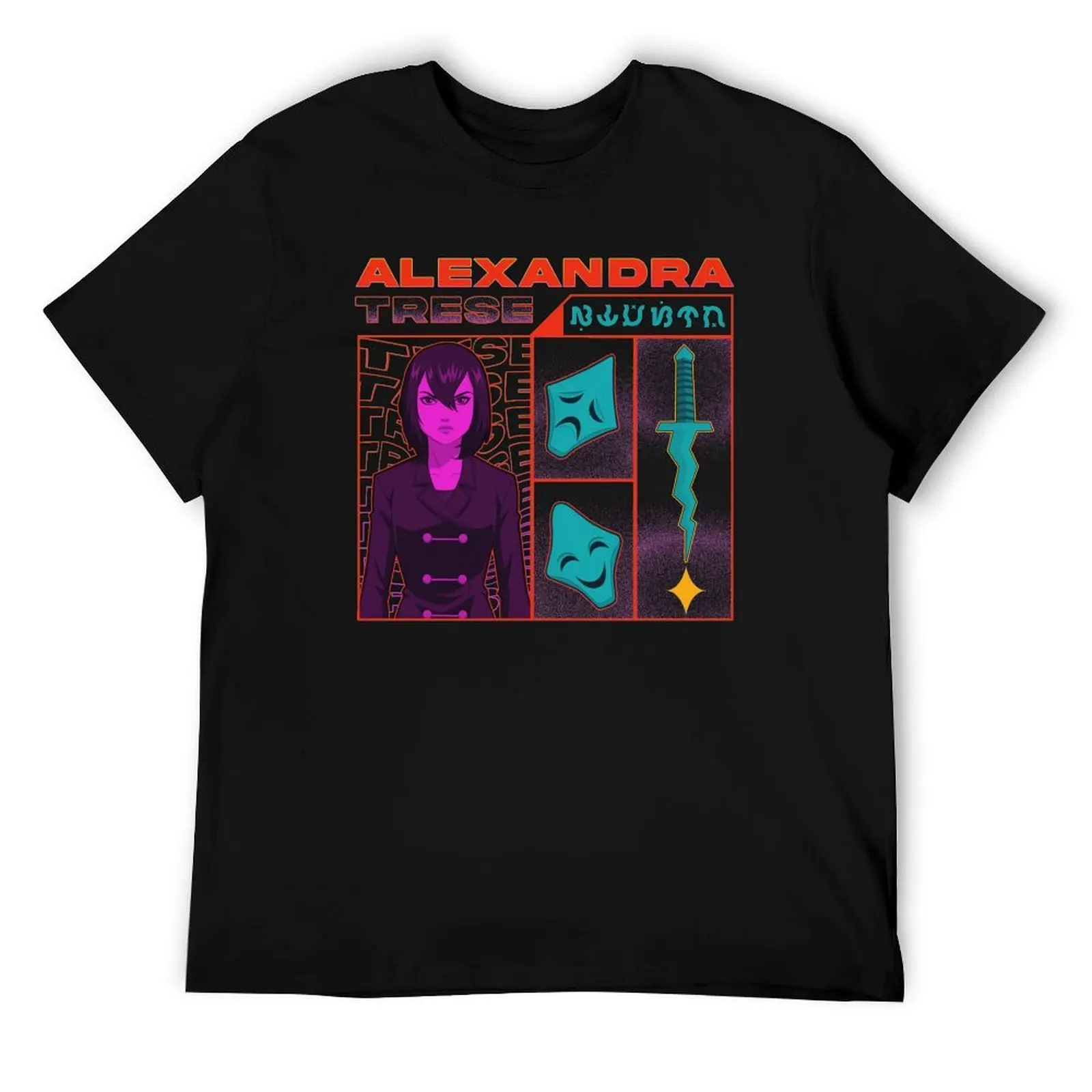 

ALEXANDRA TRESE BRUTALIST DESIGN T-Shirt man t shirt cotton high quality t shirts for man cotton soft T-Shirt