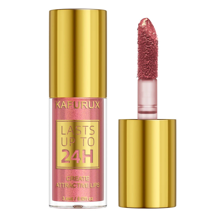 14 kleuren glitter metallic lip glazuur glanzende langdurige lipgloss waterdichte vloeibare lippenstift make-up lipolie lip tint cadeaus voor W - afbeelding 2