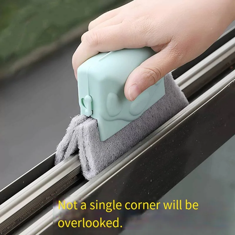 Universal Window Track Cleaning Brush, Crevice Cleaning Tool, Household Sweeping, Cleaning Tools, Wiping Grooves and Grooves