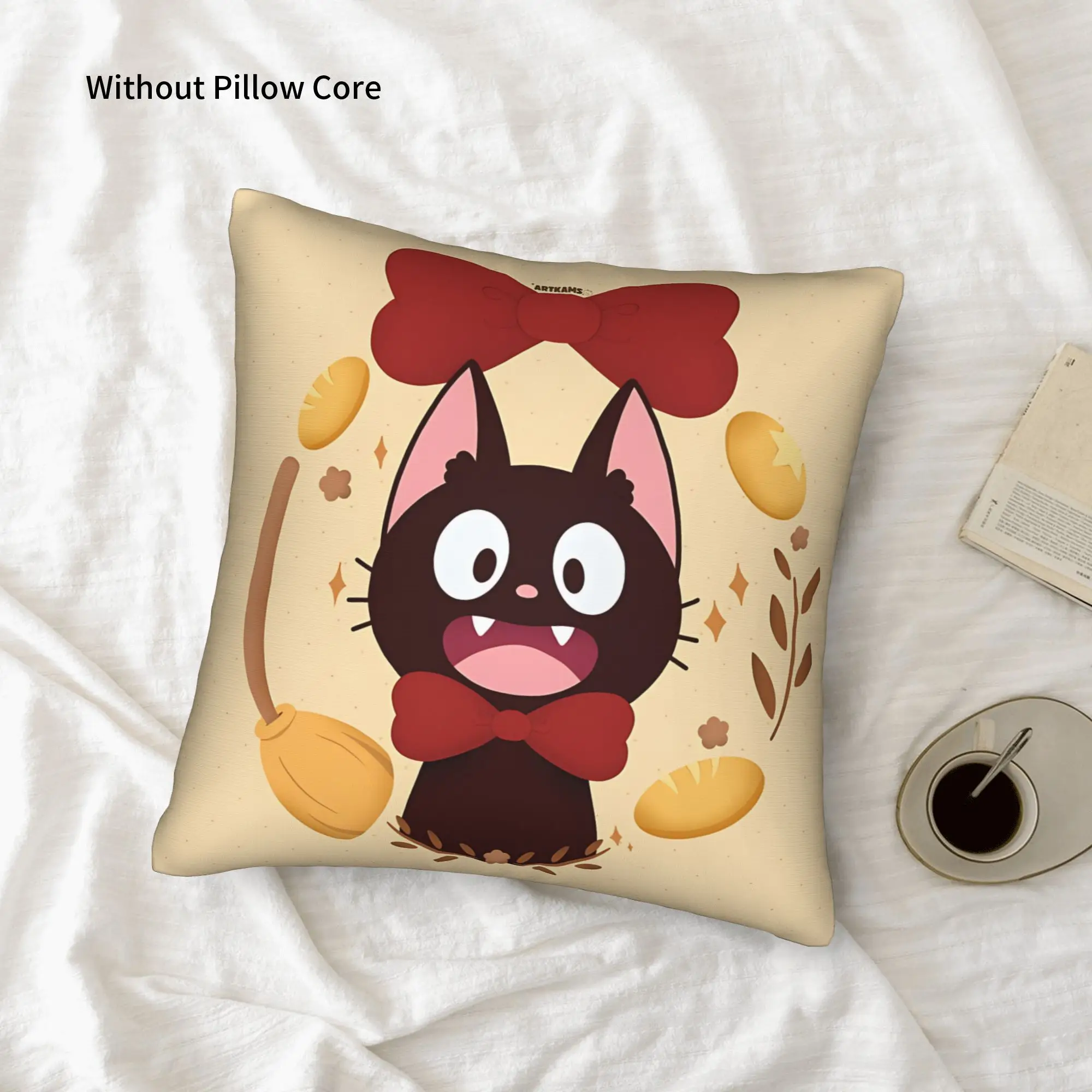 1PC Anime Kiki’s Delivery Service Pillow Case Home Decor Items Double-Sided Printing  Sofa Cushion Bedroom Bedside Pillow