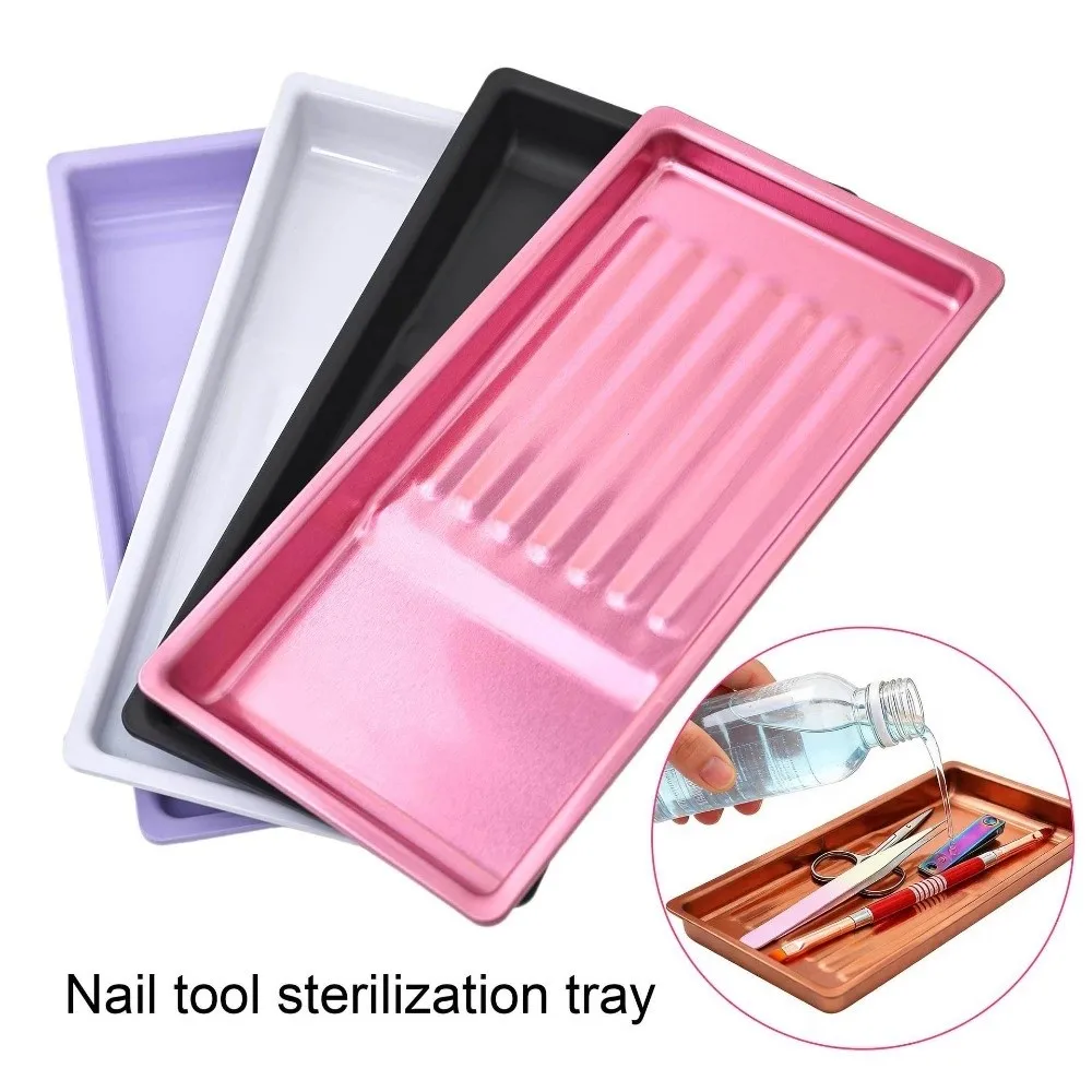 Stainless Steel Storage Tray Multi-Color Tool Display Design Cosmetic Plate Multifunctional Metal Tray For Doctor Surgical