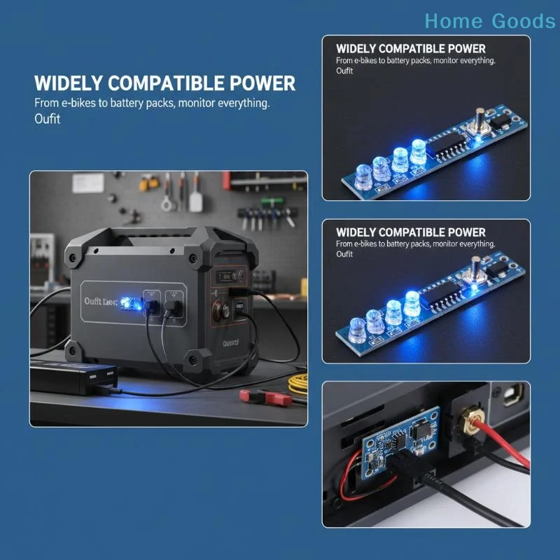 preferred10Pcs 1-4S Single 3.7V 18650 Lithium Battery Capacity Indicator Module Percent Power Level Tester LED Dsplay Board 2S