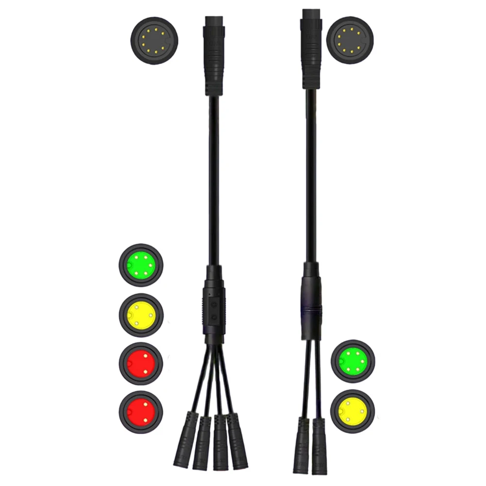 

Mountain Bike Ebike 1T4 Cable Controller With 8 Pin Display Brake Throttle Grips Multiple Length Options Available