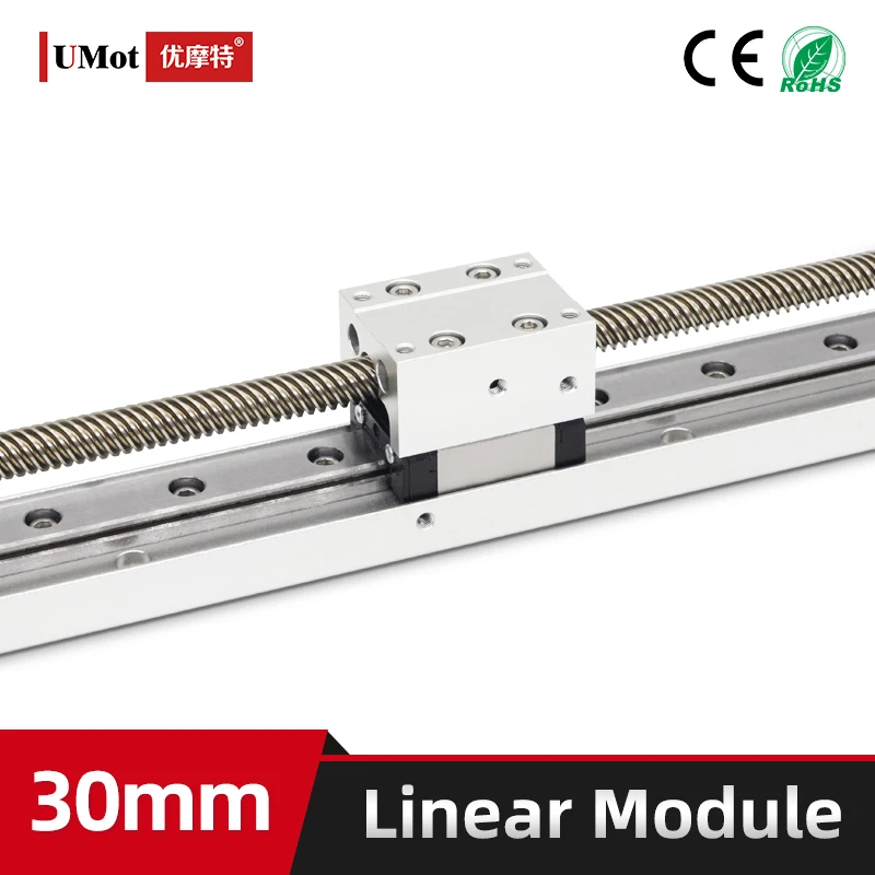 Imagem -06 - Atuador Linear Stage Module Holding Torque 30 mm Largura 50 mm 100 mm Curso mm mm mm 12 mm Nema 17 400 mm