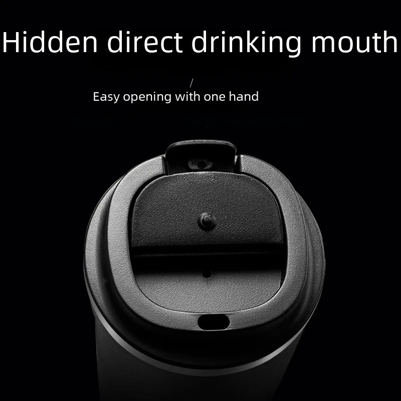 High-looking second generation coffee cup 304 stainless steel vacuum cup outdoor portable portable portable cup large capacity w