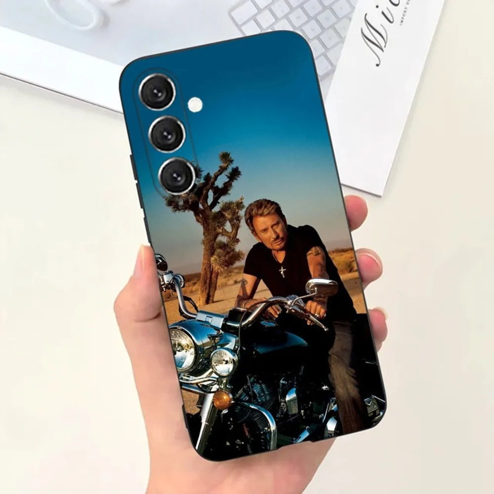 Singer J-Johnny H-Hallyday Phone Case For Samsung S21,S22 Ultra,S20,S30 plus,S22 plus,S23,S30 ultra 5G Silicone Cover