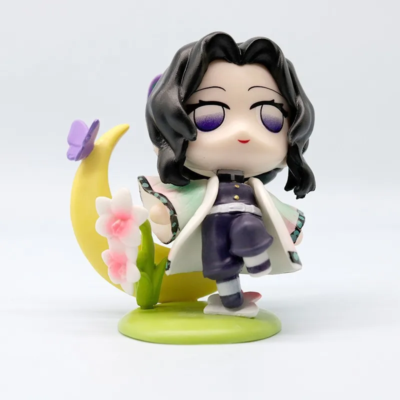 Demon Slayer Blind Box Kamado Nezuko Kanroji Mitsuri Kimetsu No Yaiba Manga Anime Movie Figur Ornamen Hadiah Kejutan