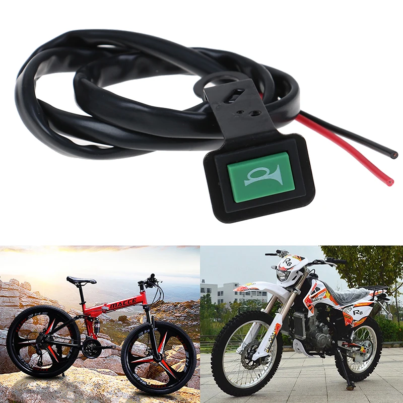 

Electric Bicycle Horn Signal Switch Button Motorcycle Scooter Bike Horn