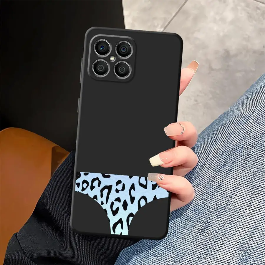حافظة لهاتف Honor X7 8X 70 90 Lite X9a X9 X7a X8 X9c غطاء خلفي ناعم سراويل داخلية مضحكة بطبعات الفهد #5