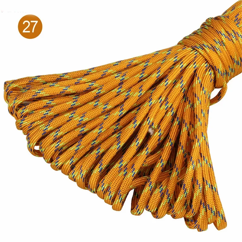 5/10/20M 5mm Outdoor-Zeltseil 7-Kern-Strangseil Camping-Paracord für Taschen, Nähen, Klettern, DIY Handarbeitsmaterial