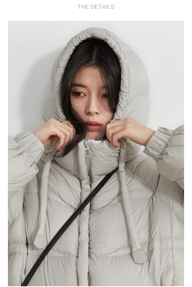CHIC VEN Women Long Down Coats Solid Loose Casual 95 White Duck Down Jacket Thick Warm Female Outerwear Autumn Winter 2025