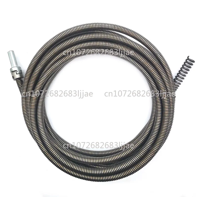 FF 10M Pipe Household Electric Drill Drain Pipe Unblocking Spring Sink Cleaner Kitchen Toilet Sewer Unblocking Tool