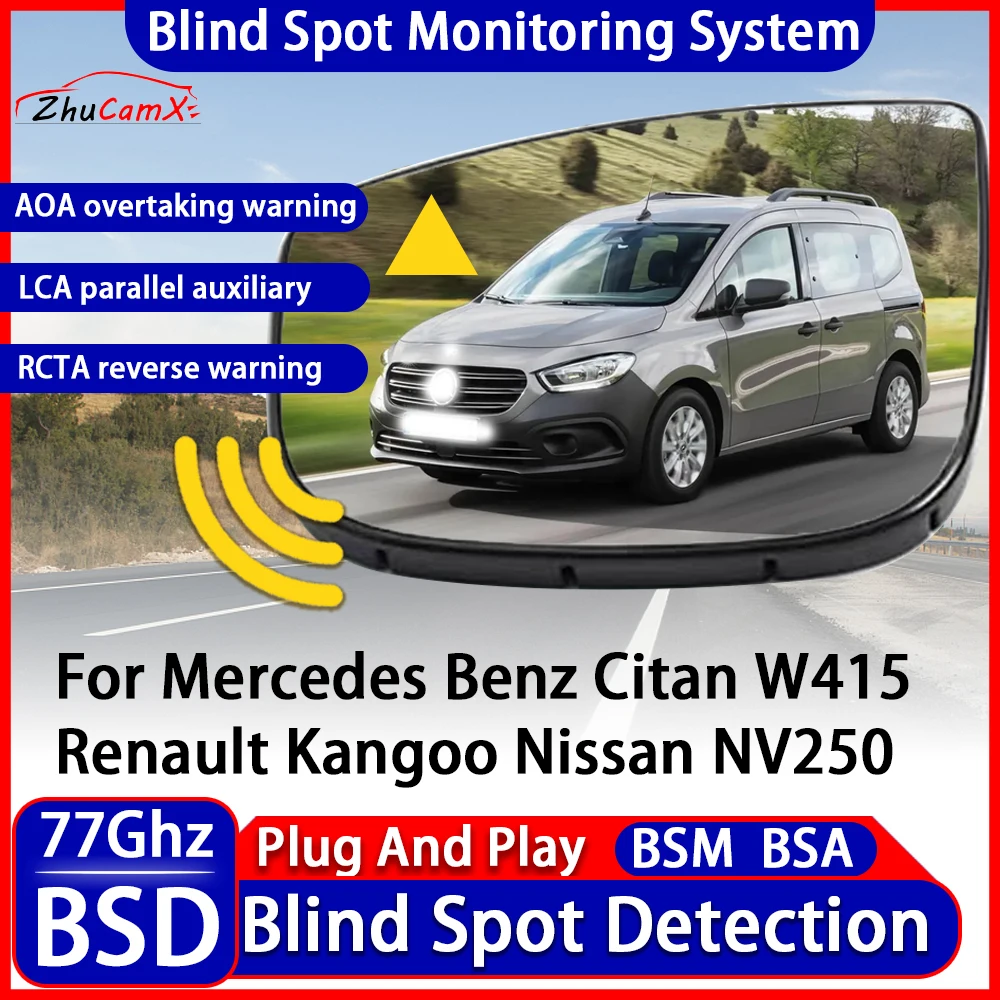 

BSD BSM Blind Spot Detection Monitoring Warning System Lane Assistance For Mercedes Benz Citan W415 Renault Kangoo Nissan NV250