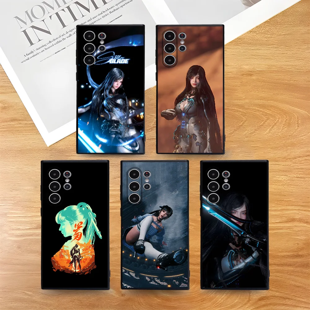 

Game S-Stellar B-Blade Phone Case For Samsung Galaxy S25 S24 S22 S23 Ultra S21 S20 Plus 5G Frosted Shockproof Full Cover Case