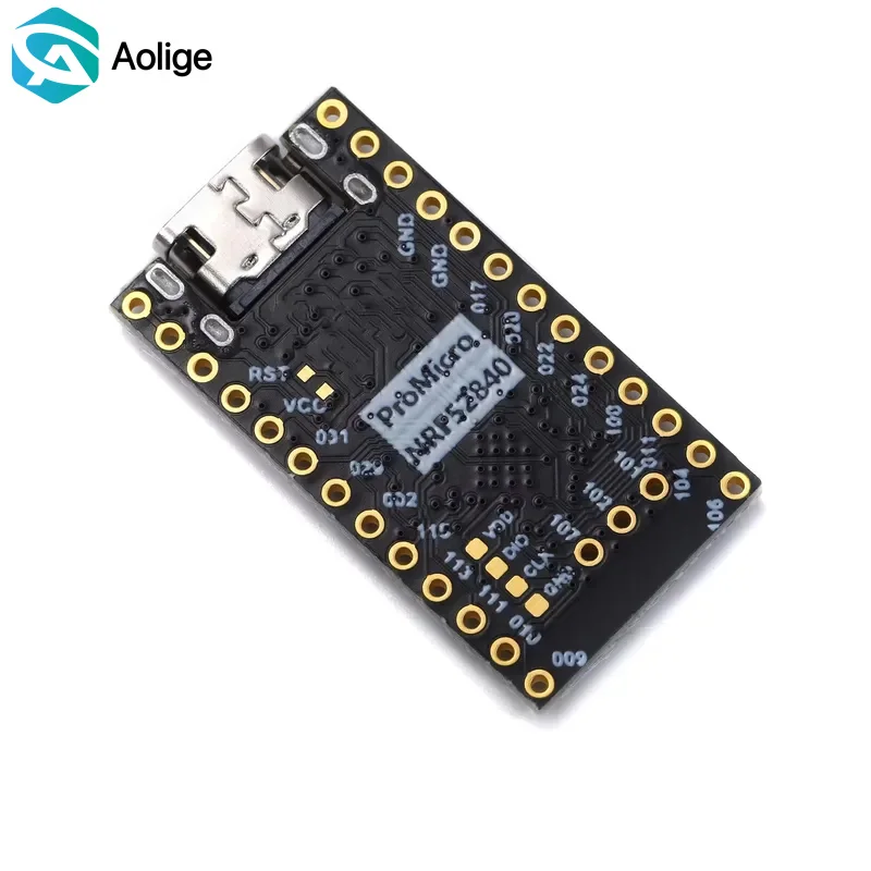 NRF52840 Dev Board - Nice!Nano V2.0 Compatible, w/ Bluetooth & Charging Mgmt