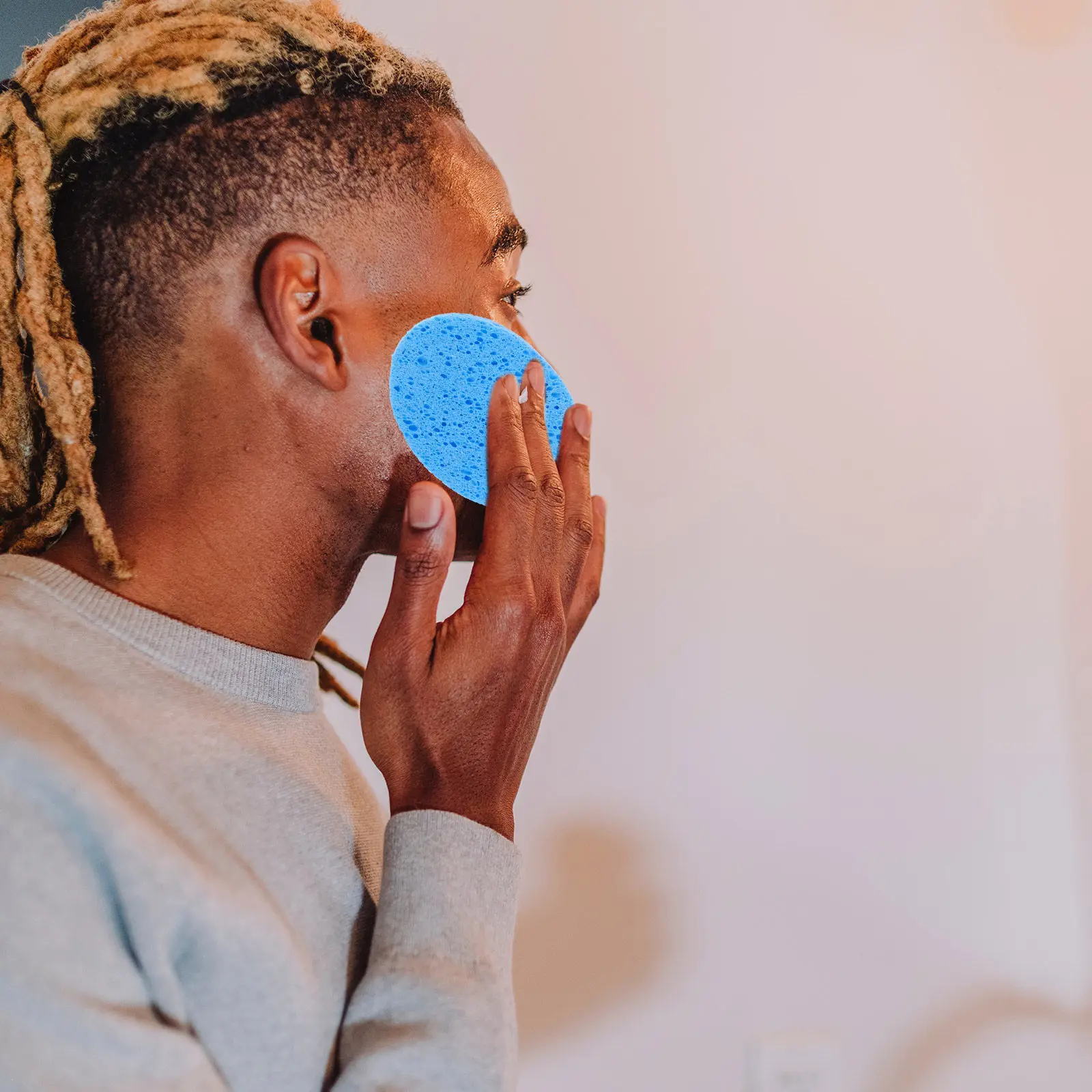 

Набор из 12 овальных спонжей для лица: мягкие целлюлозные губки для умывания, снятия макияжа, нежного очищения кожи, портативные