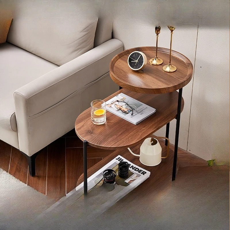 

Nordic style home bedroom bedside table small table multi-layer shelf