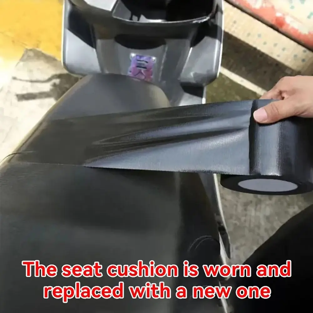 1Rolls Black Leather Repair Tape Self Adhesive PU Leather Patch Strong Sticky Waterproof First Aid Patch image 6