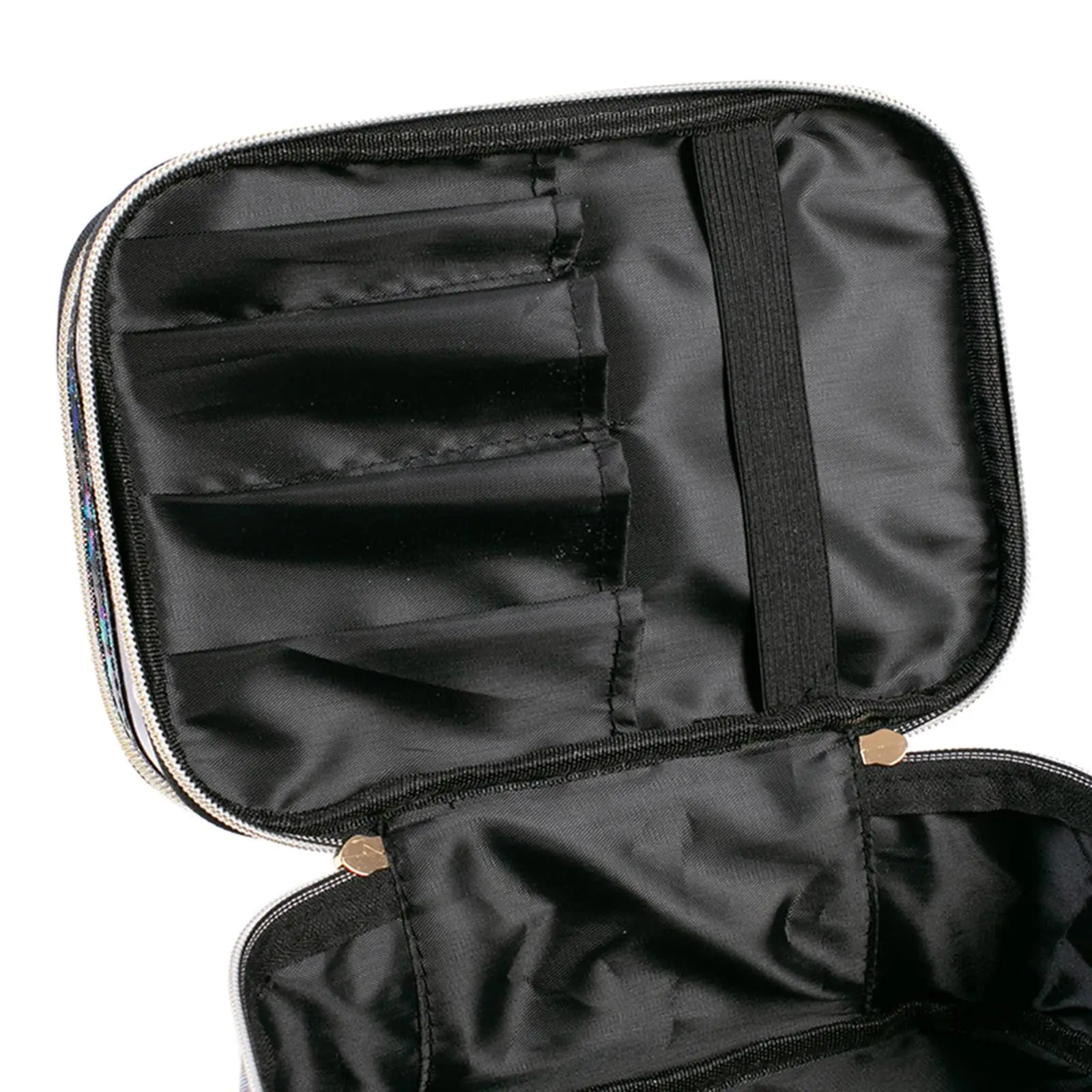 

Portable Double Layer Cosmetic Bag Makeup Toiletry Bag 21x16x18cm