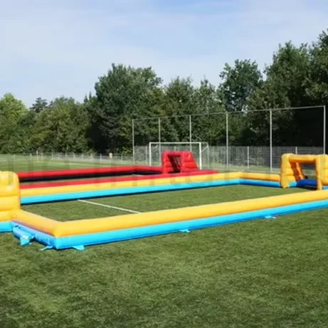

Custom-Made Inflatable Street Inflatable Sport Fileld 3v3 Inflatable Football Pitch with Air Blower Shipping by Sea