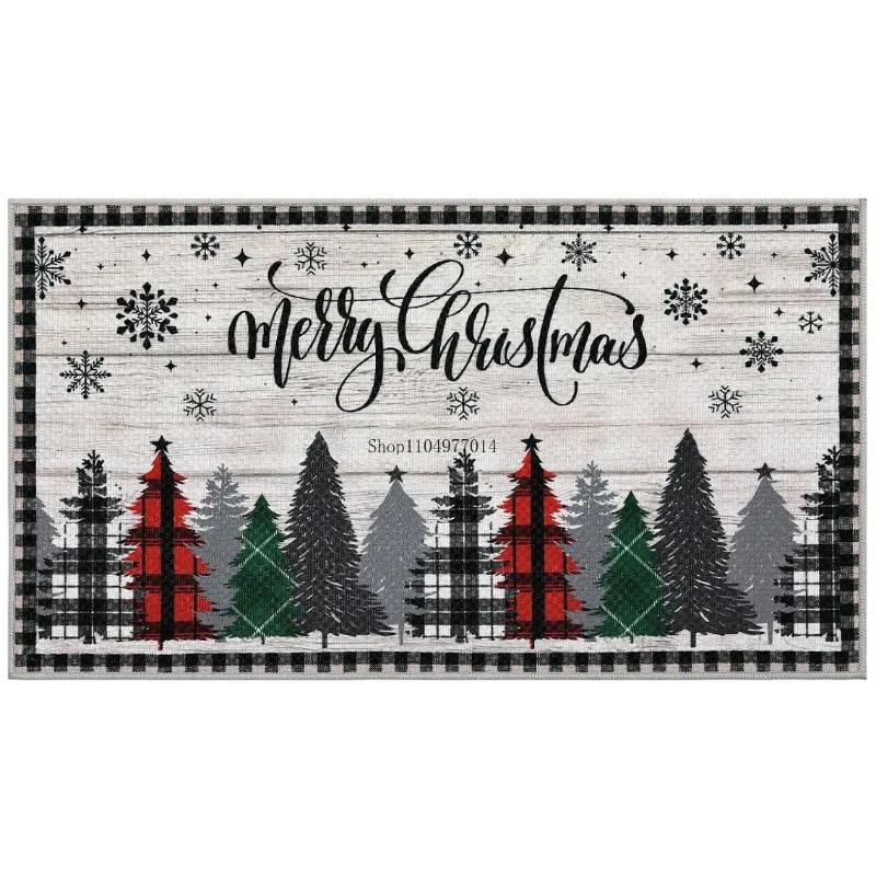 

Christmas decoration door mats non-slip suitable for indoor and outdoor entrance door mats Christmas winter welcome door mats