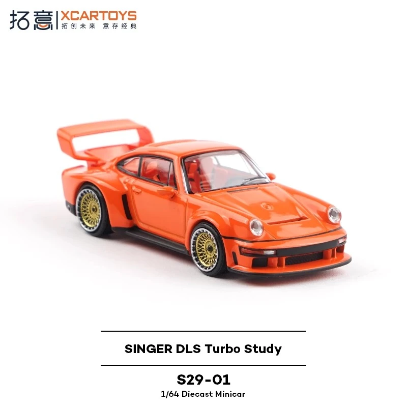 

XCARTOYS 1:64 SINGER DLS Racing Alloy ORANGE Diecast Car Model Vehicle Collectibl Children's Birthday Gift Adult Collection