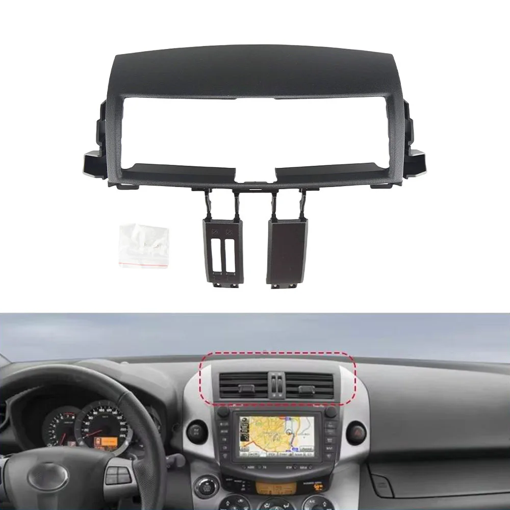 

Car Radio Fascia Panel of air ducts Replace Dash Kit Install Facia Console Trim For TOYOTA RAV4 2006-2012 VENTILATION FRAME