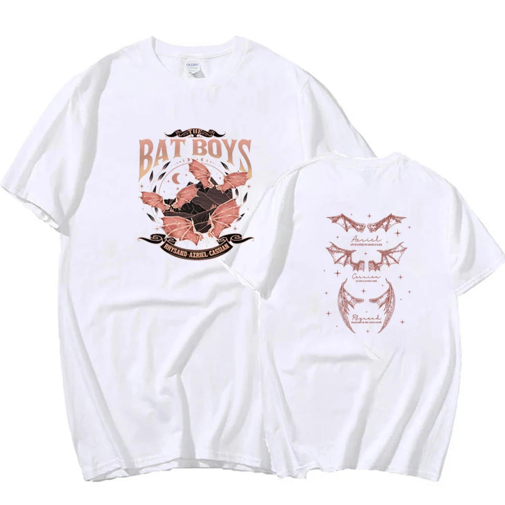 The Bat Boys TShirt ACOTAR Merch Night Court Illyrians Tee A Court of Thorns and Roses Rhysand Cassian Azriel Harajuku Print Tee