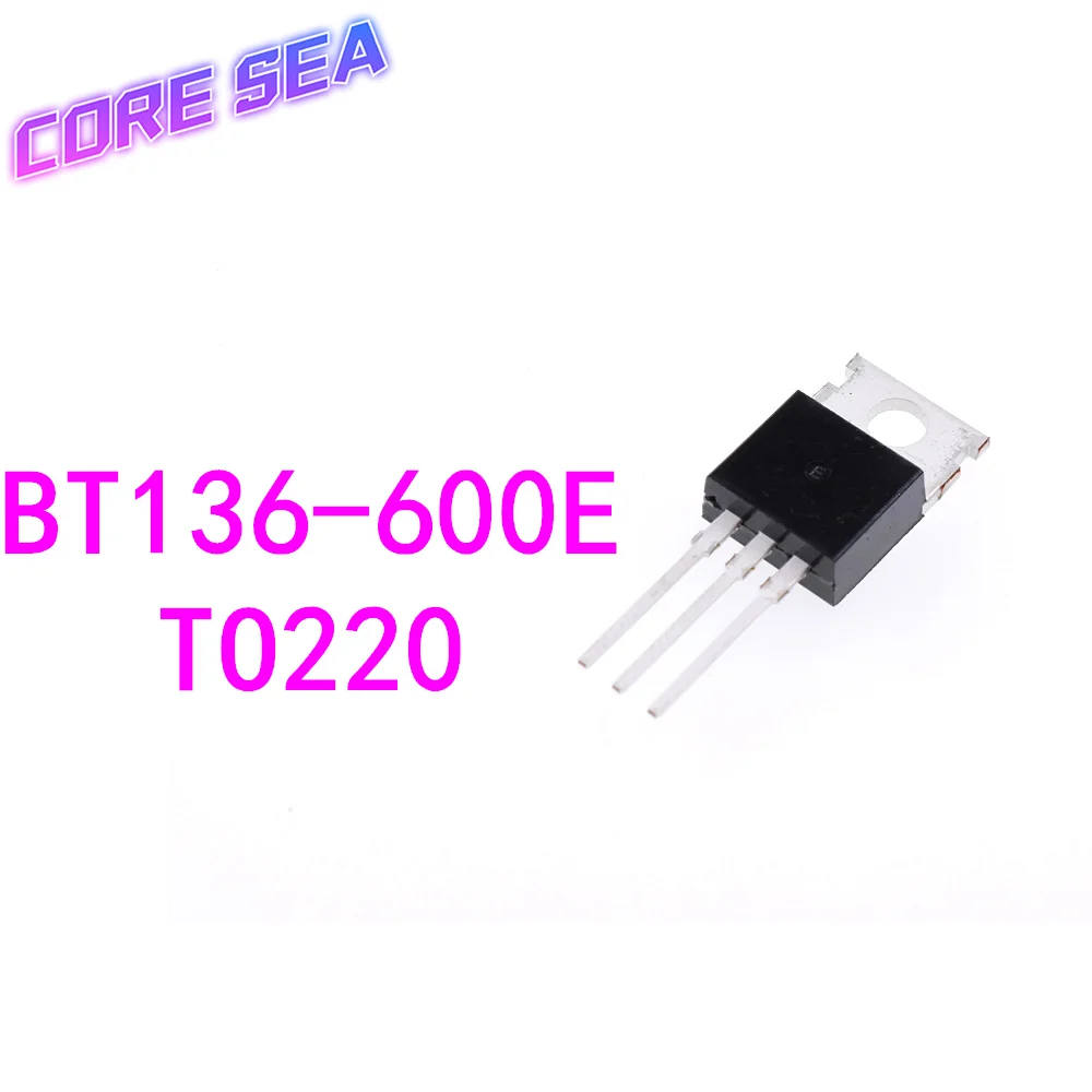 10PCS BT136-600E bidirectional thyristor 4A 600V TO-220