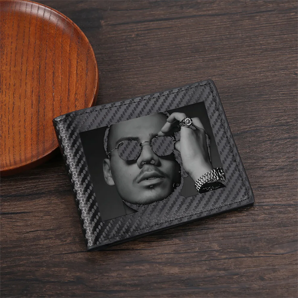 Man sunglasses ring face touch Men's Wallets Simple Business Modern Stylish Printing Design Gifts For Father Boyfriend Christmas