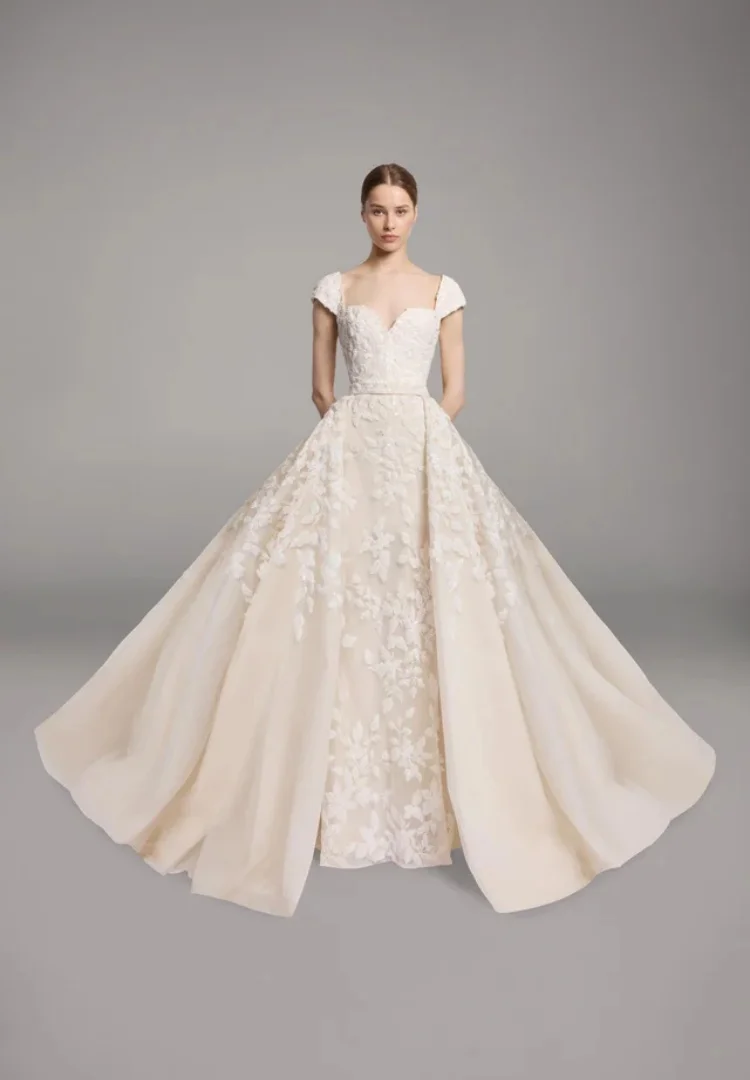 

Lace Wedding Dress Mermaid 2 In 1 With Detachable Skirt Off Shoulder Vestido De Noiva Minimalista Elegante Vestidos Alta Costura